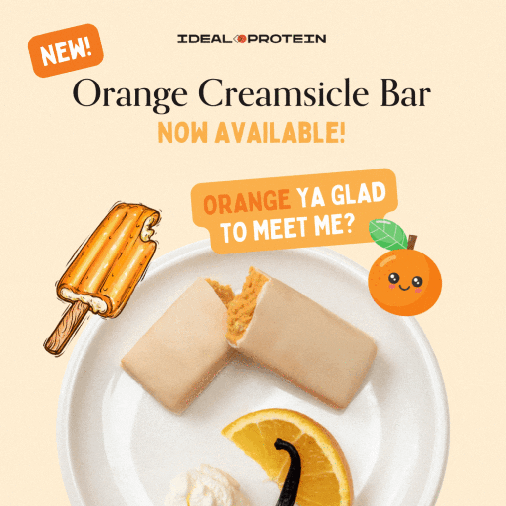 New Ideal Protein Orange Creamsicle Bar